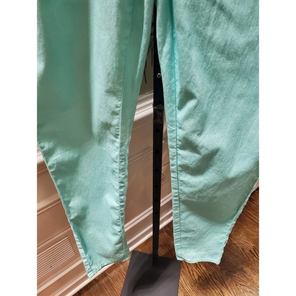 Women's Aqua Cotton & Polyester Mid Rise Pull On Casual Jeggings Pants Large - Picture 3 of 10